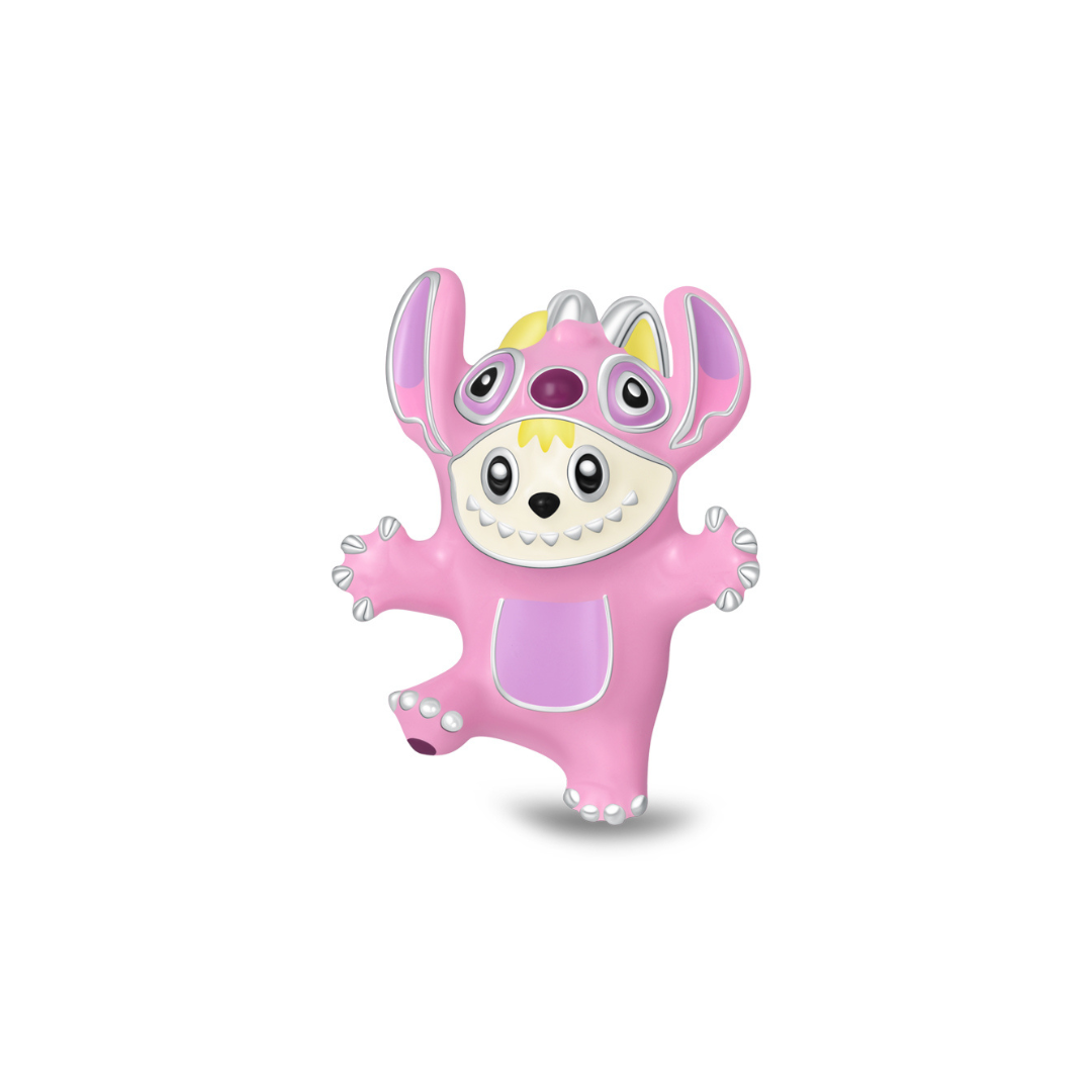 Disney Lilo and Stitch Labubu Angel Charm