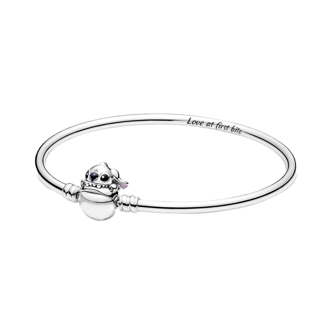 Disney Lilo and Stitch Biting Clasp Bangle Bracelet