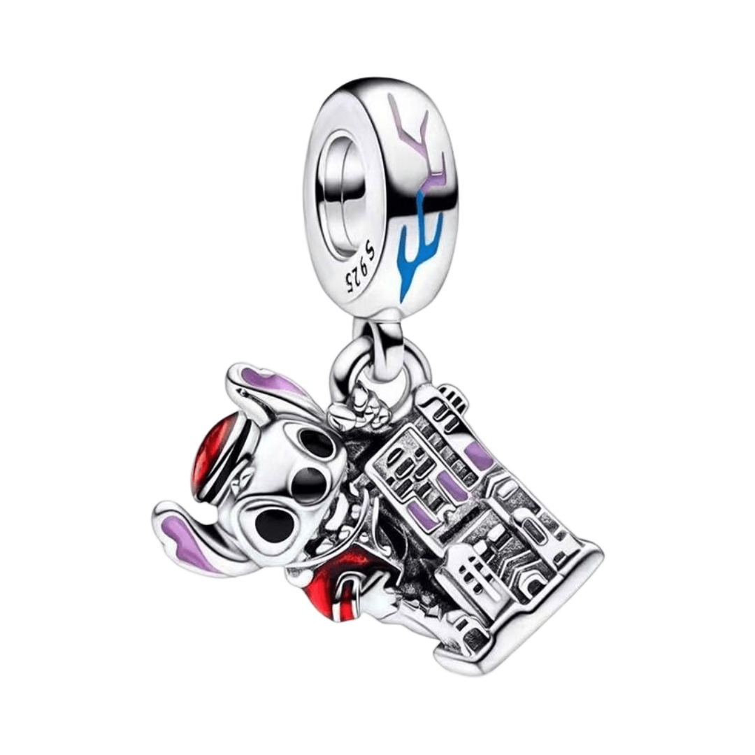 Disney Lilo and Stitch Tower of Terror Conductor Dangle Charm