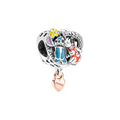 Disney Lilo and Stitch Ohana heart charm