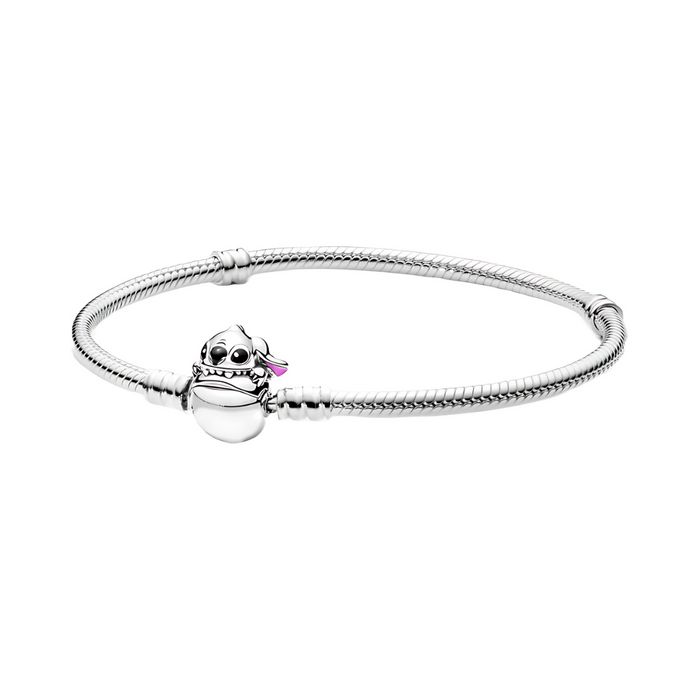 Lilo & Stitch - Stitch Isırma Tokalı Yılan Zincir Bileklik