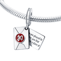 Harry Potter Hogwarts Acceptance Letter Dangle Charm