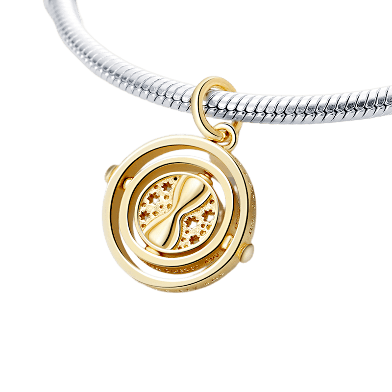 Harry Potter Spinning Golden Time Turner Pendant